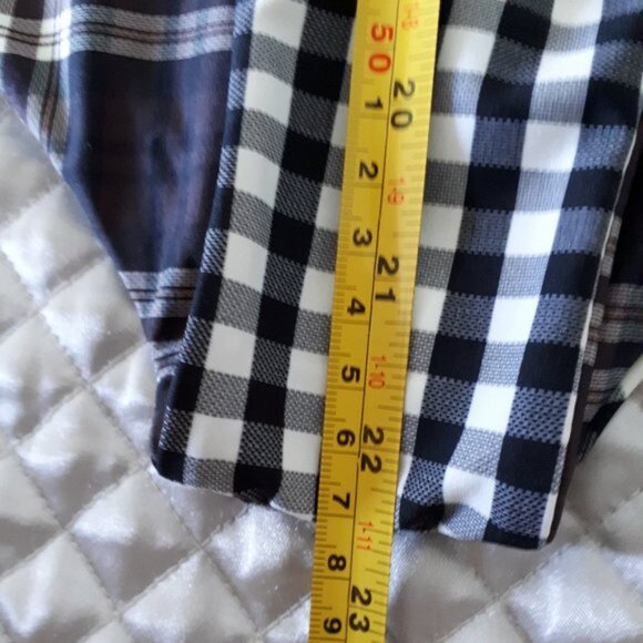 NWT Volcom reversible plaid one piece swimsuit M - Picture 11 of 13